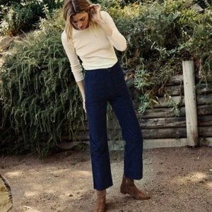 Doen Maritime Pant - Deep Ink / Navy Blue - 24 XS 0 Corduroy